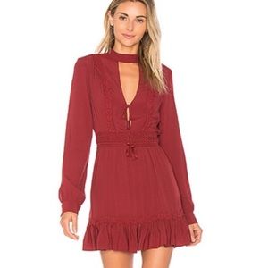 x Revolve Marjorie Mulberry Dress